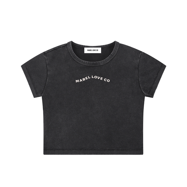 Snow Washed Crop Top