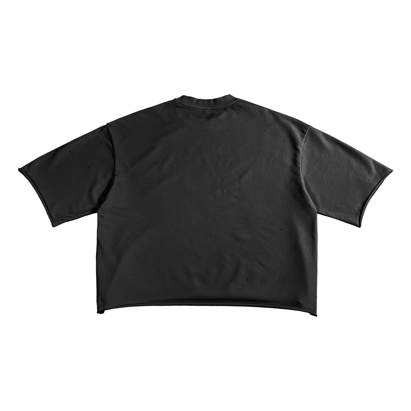 French Terry Raw Edge T-Shirt
