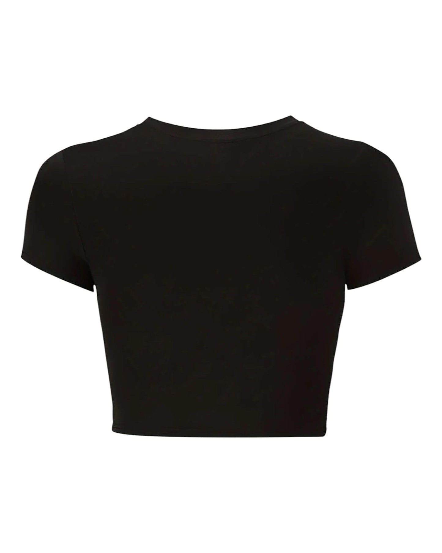 Dramatic Print Crop Tee - Casual & Stylish