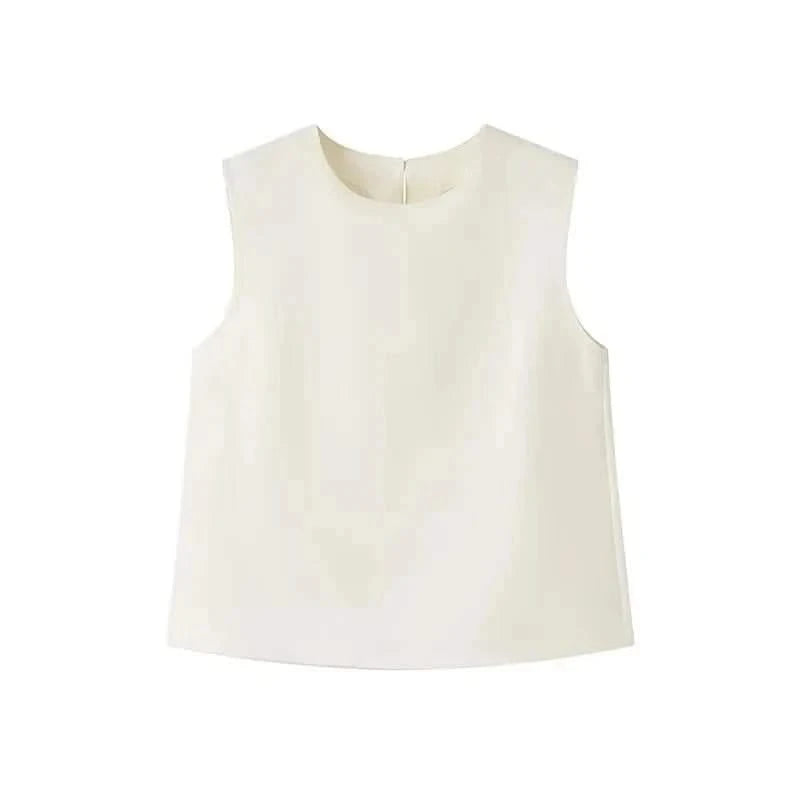 3D Flower Skirt and Sleeveless Crop Top Set