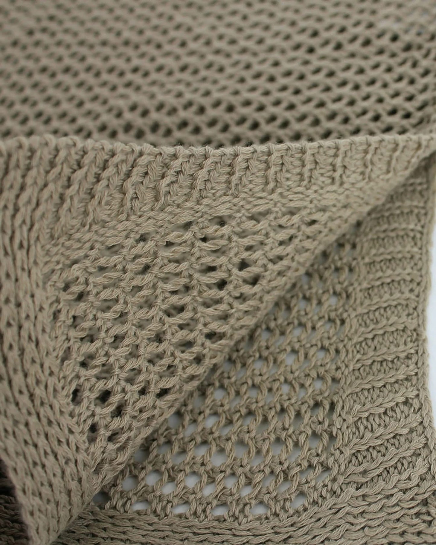 Hollow Knit Beach Skirt