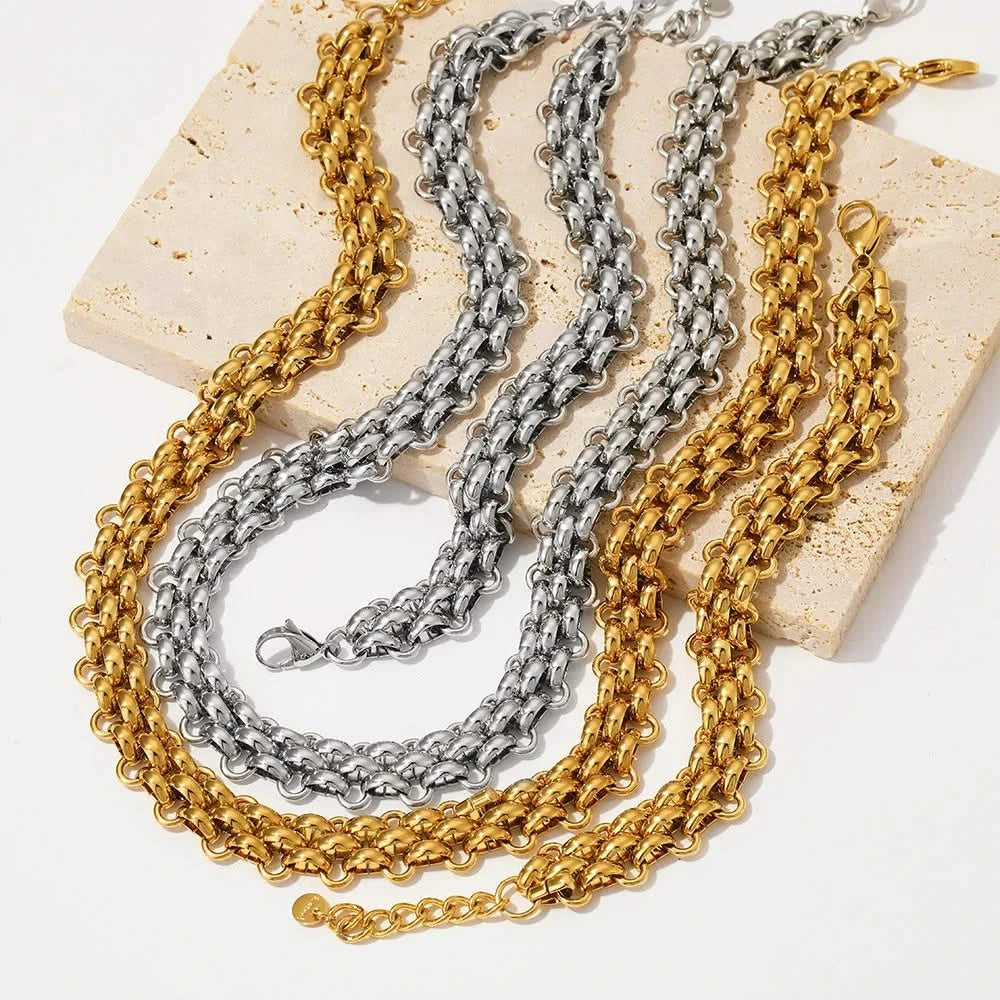 Chain Mirror Silver Necklace