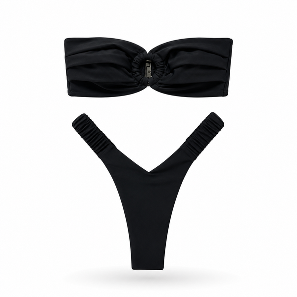 High Rise Black Micro Bikini — image 1