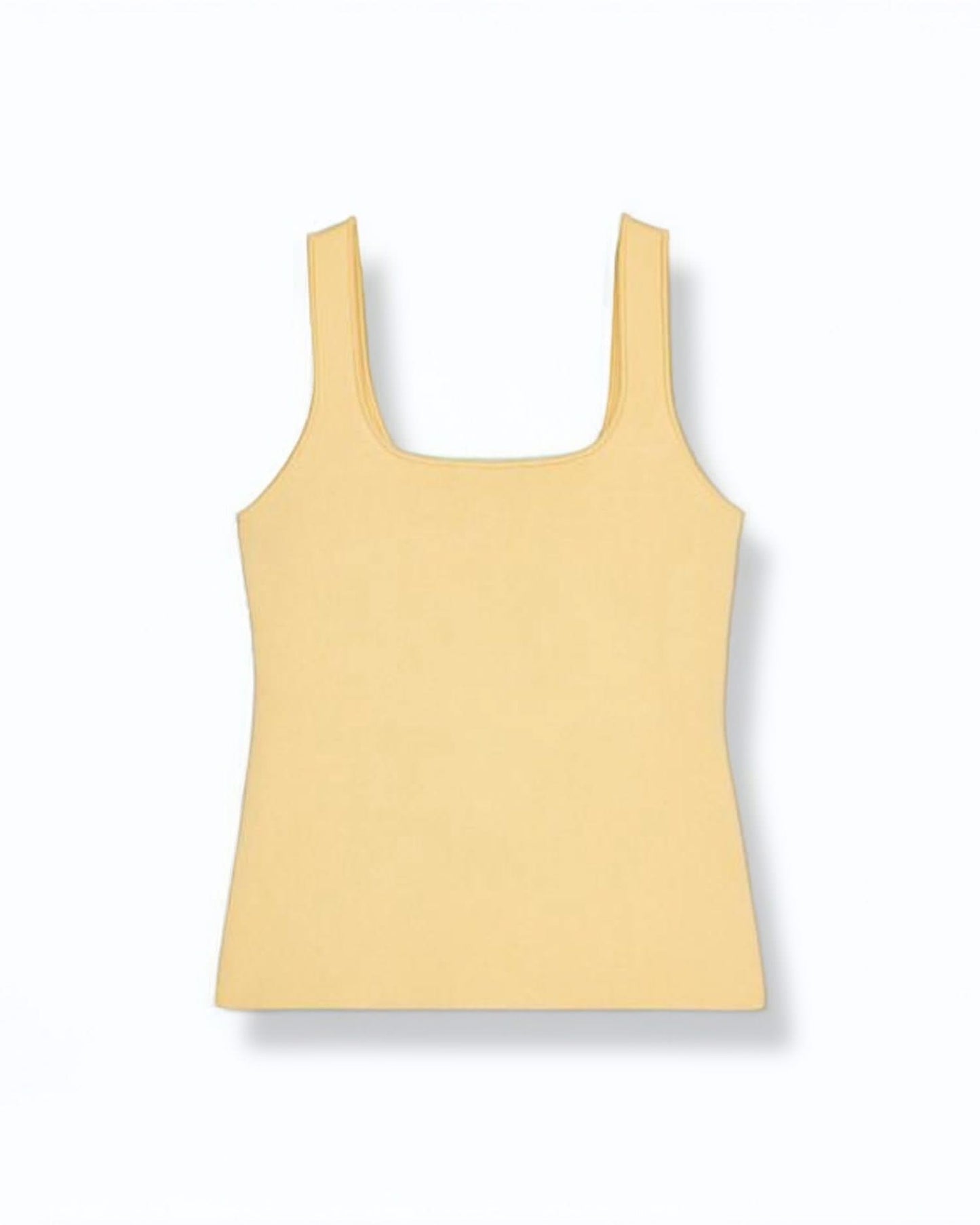 Chic Knitted Camis Top Yellow