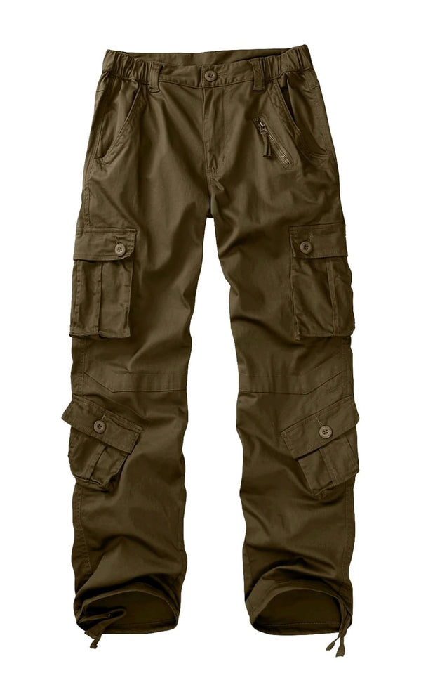 Brown Cargo Baggy Pants