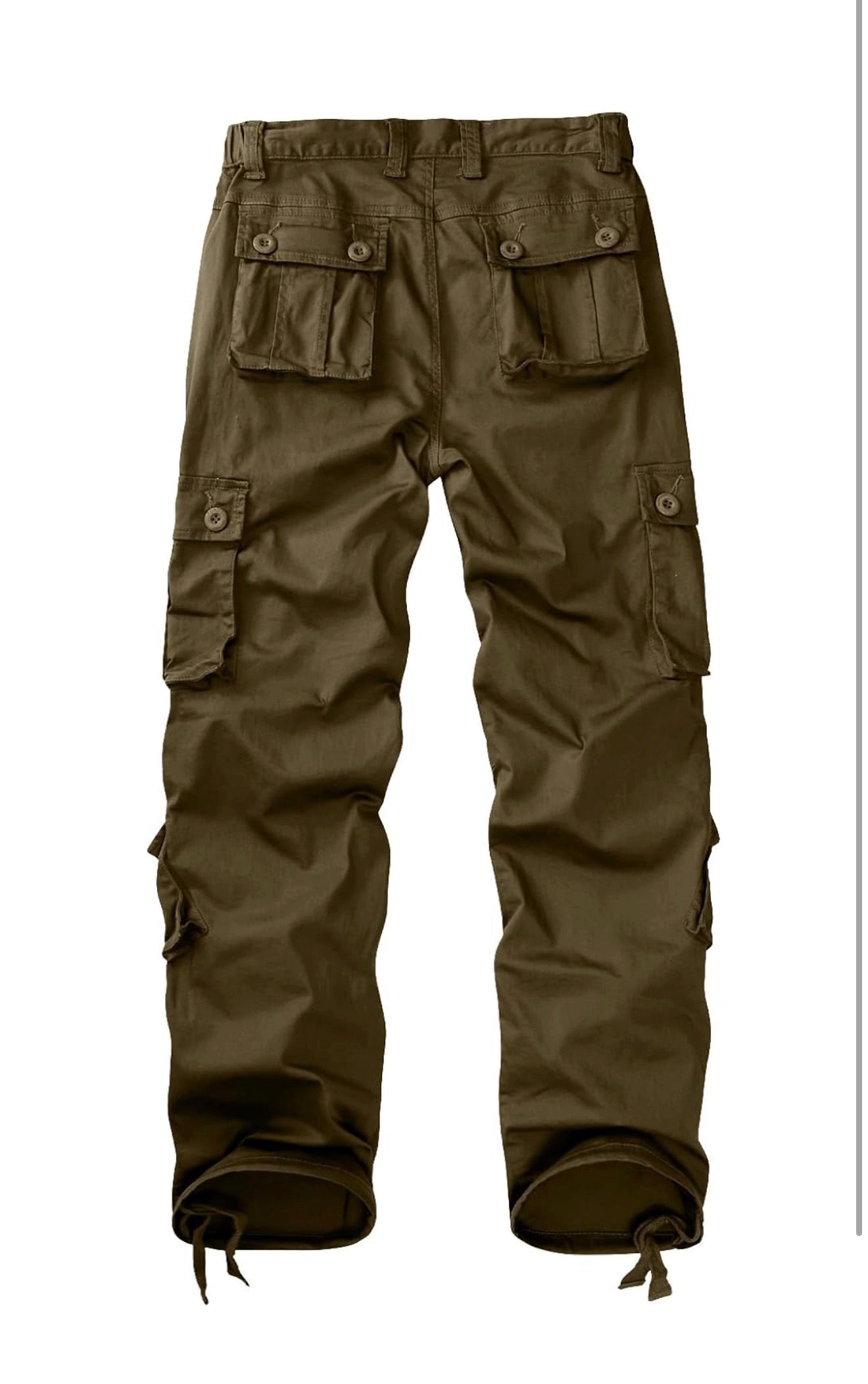 Brown Cargo Baggy Pants