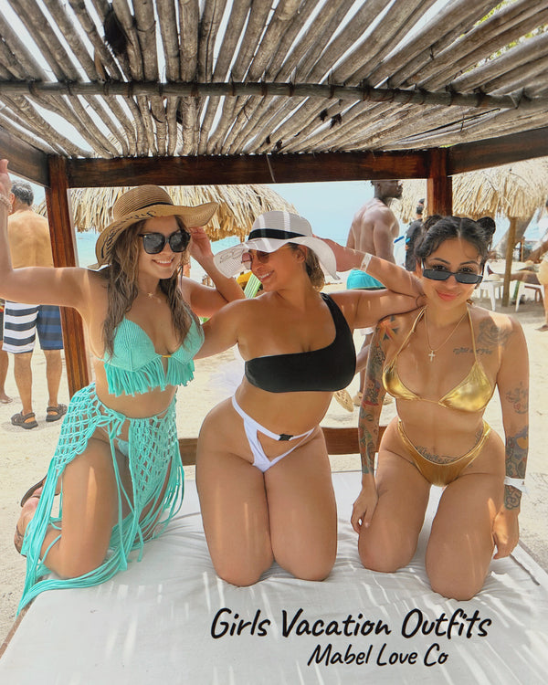 METALLIC 2 PIECE BIKINI GOLD - main product image