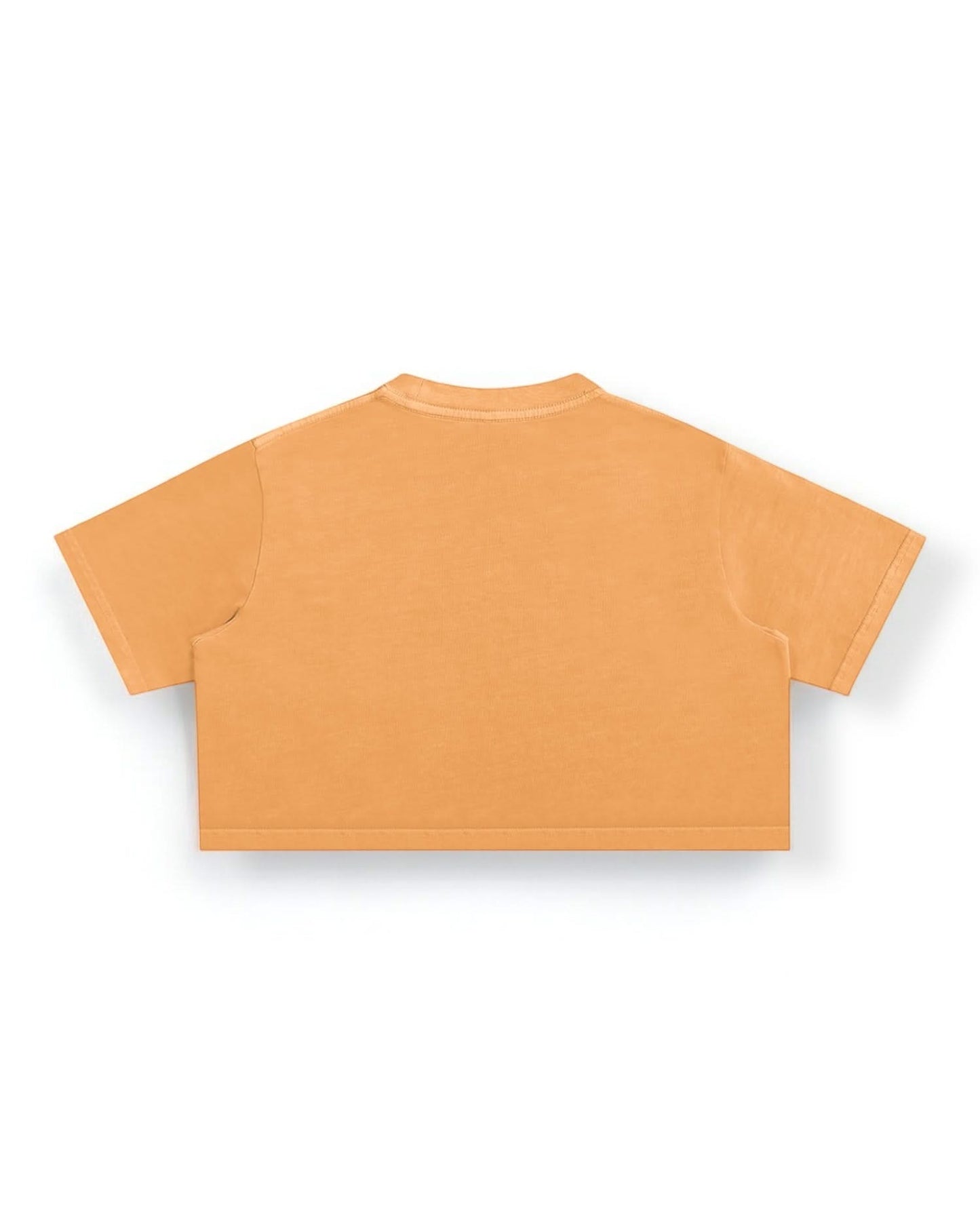 Orange Cropped Tee - Casual Cool Style