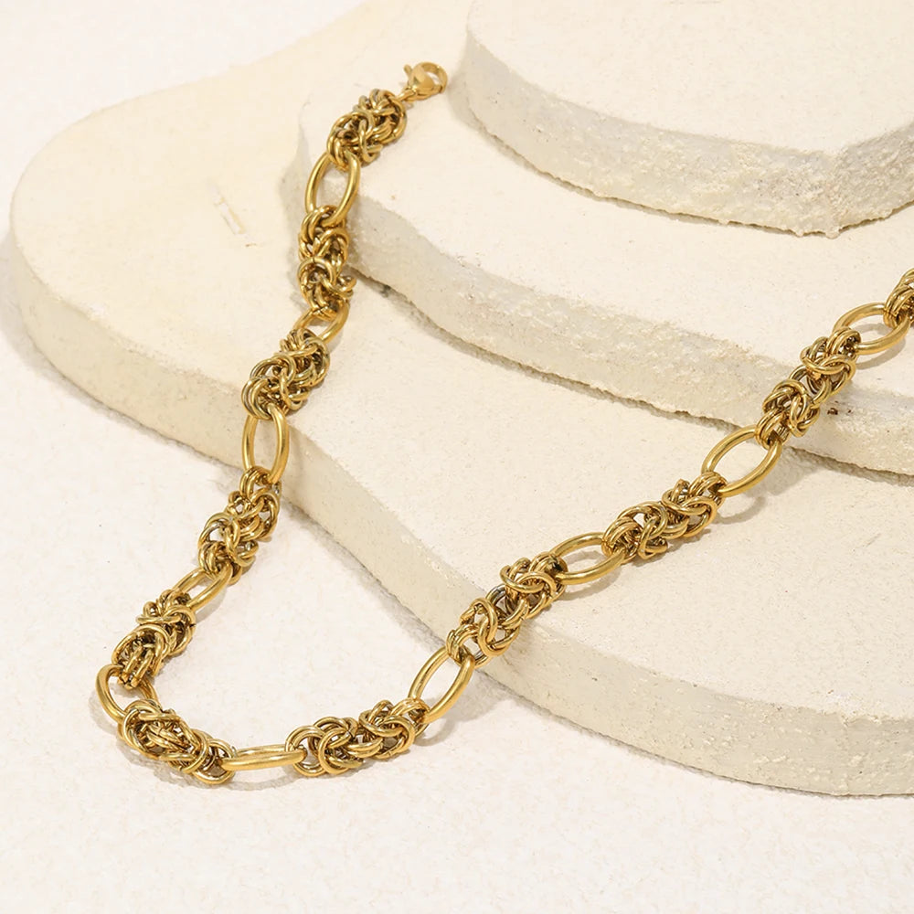 Multi Ring Chain Necklace