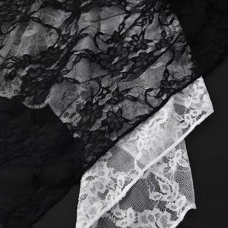 Black Aria Embroidered Skirt