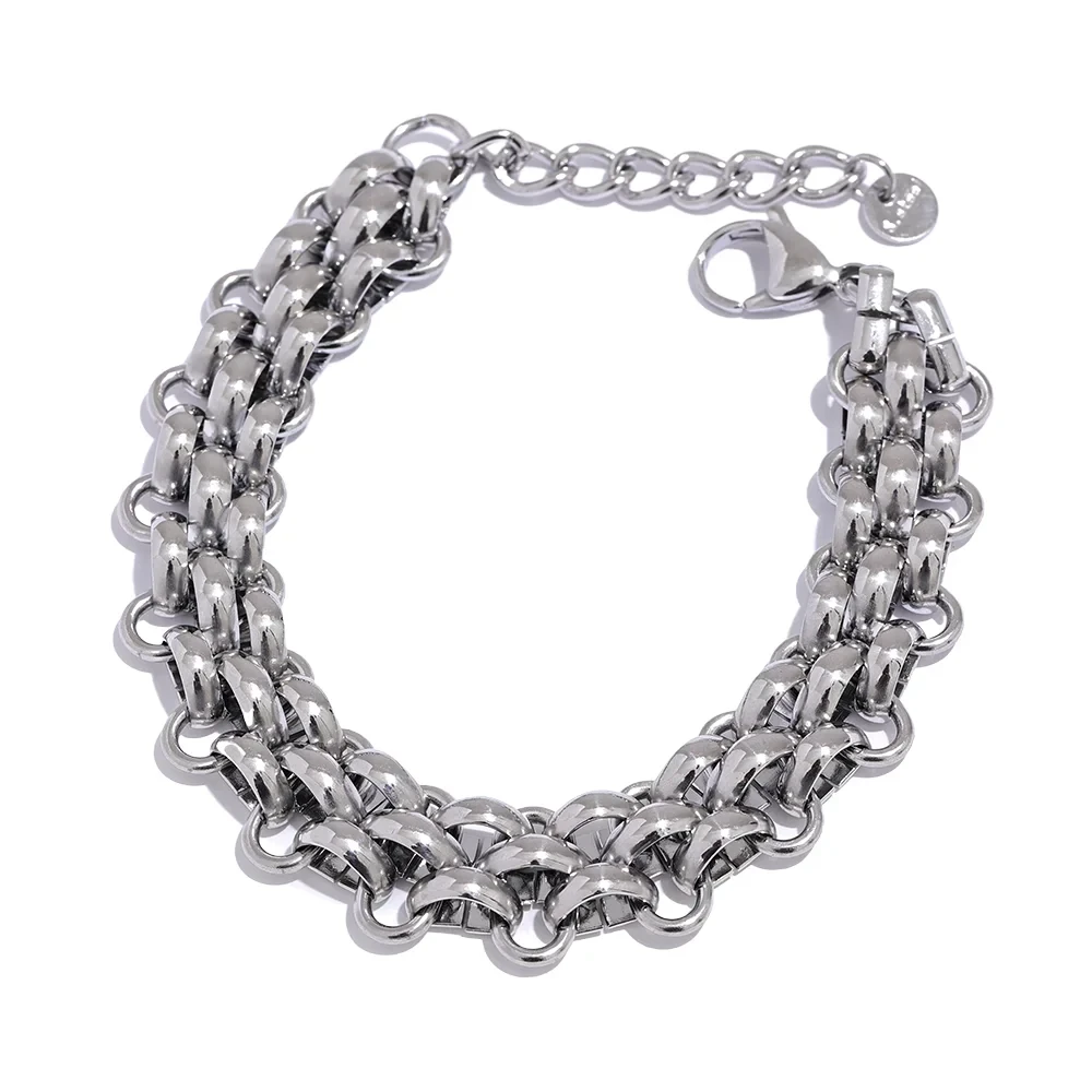 Silver Curb Chain Bracelet