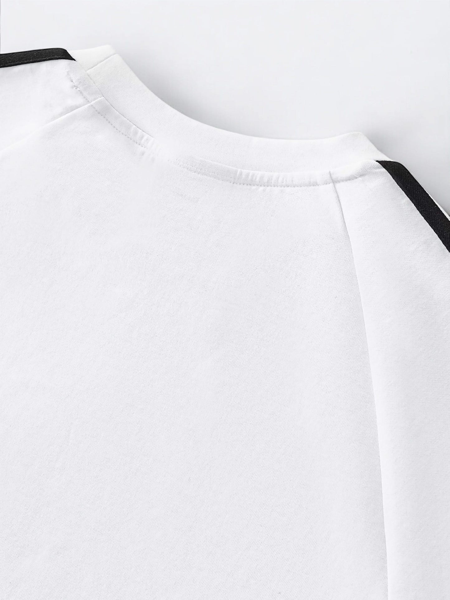 White Performance Crop Top - Just a Girl