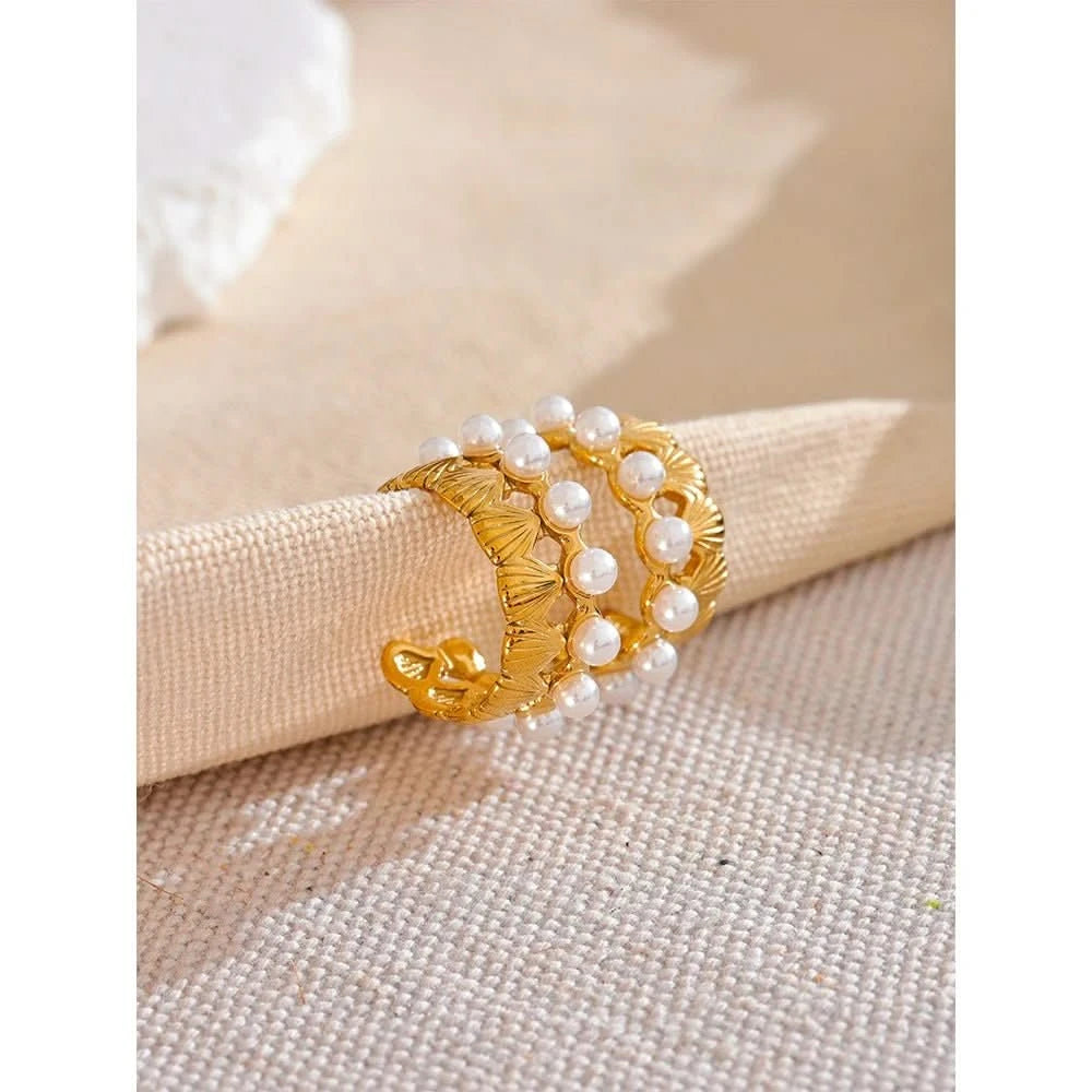 Gold Ariel Hoop Earrings