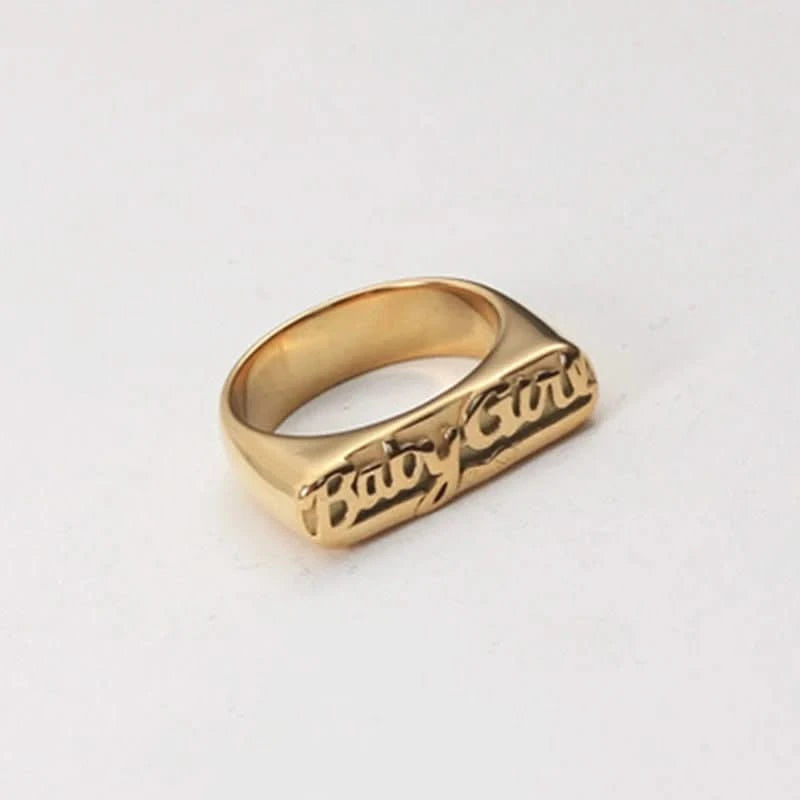 BabyGirl Signet Ring