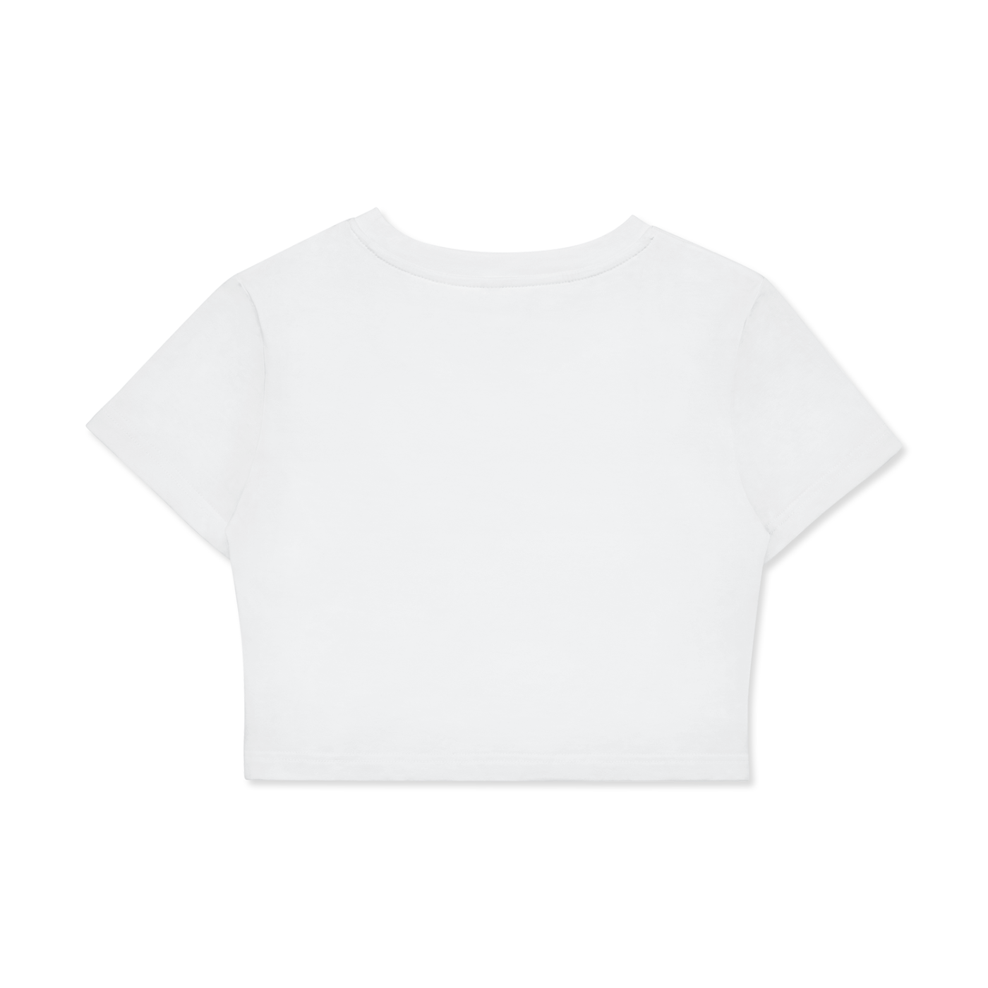 im healing hes balding Fitted Crop Cotton T-Shirt