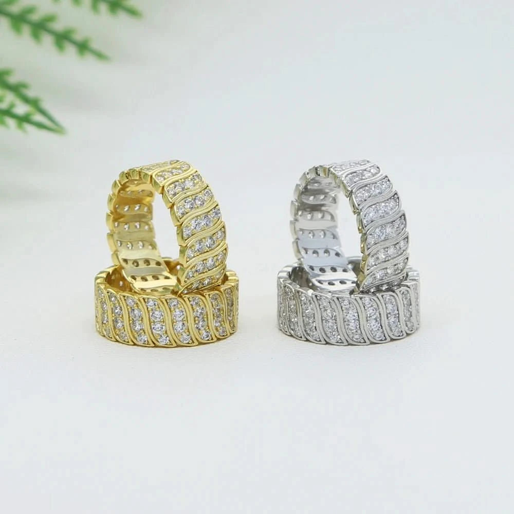 Cubic Zirconia Encrusted Rings 6