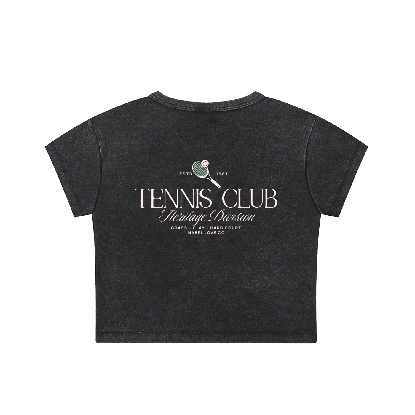 Snow Washed Crop Top