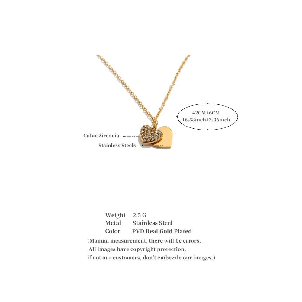 Double Heart Necklace