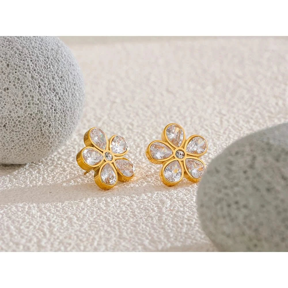 Flower Stud Earrings
