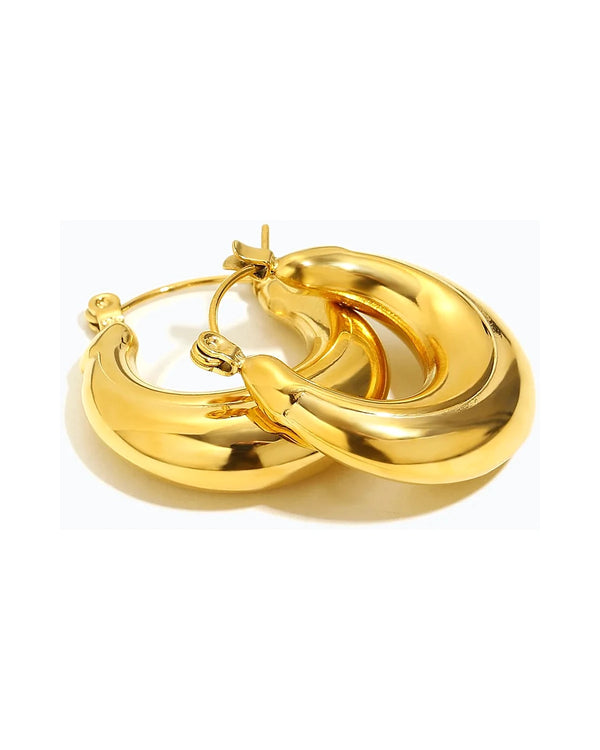Nova Hoop Earrings — front