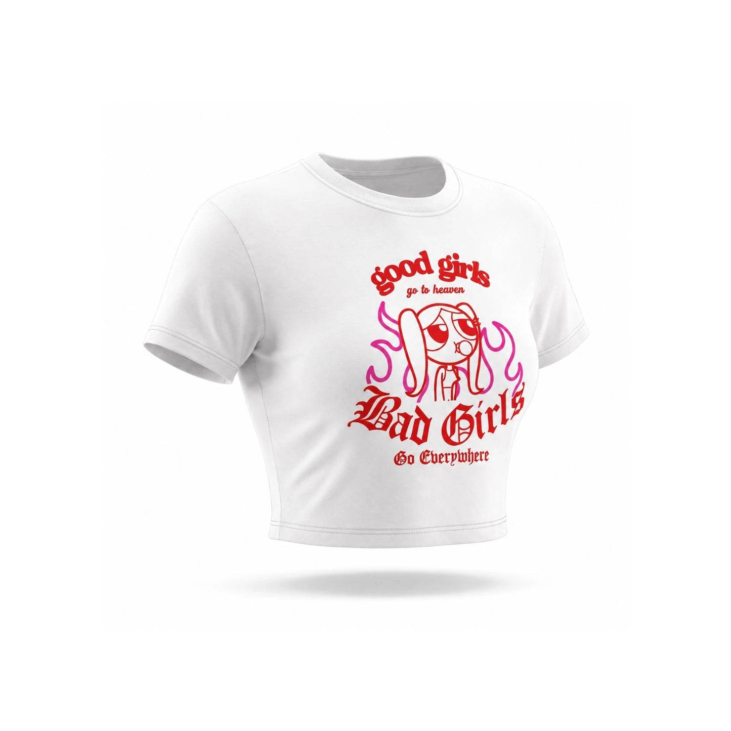 Good Girls Baby Tee — front angle