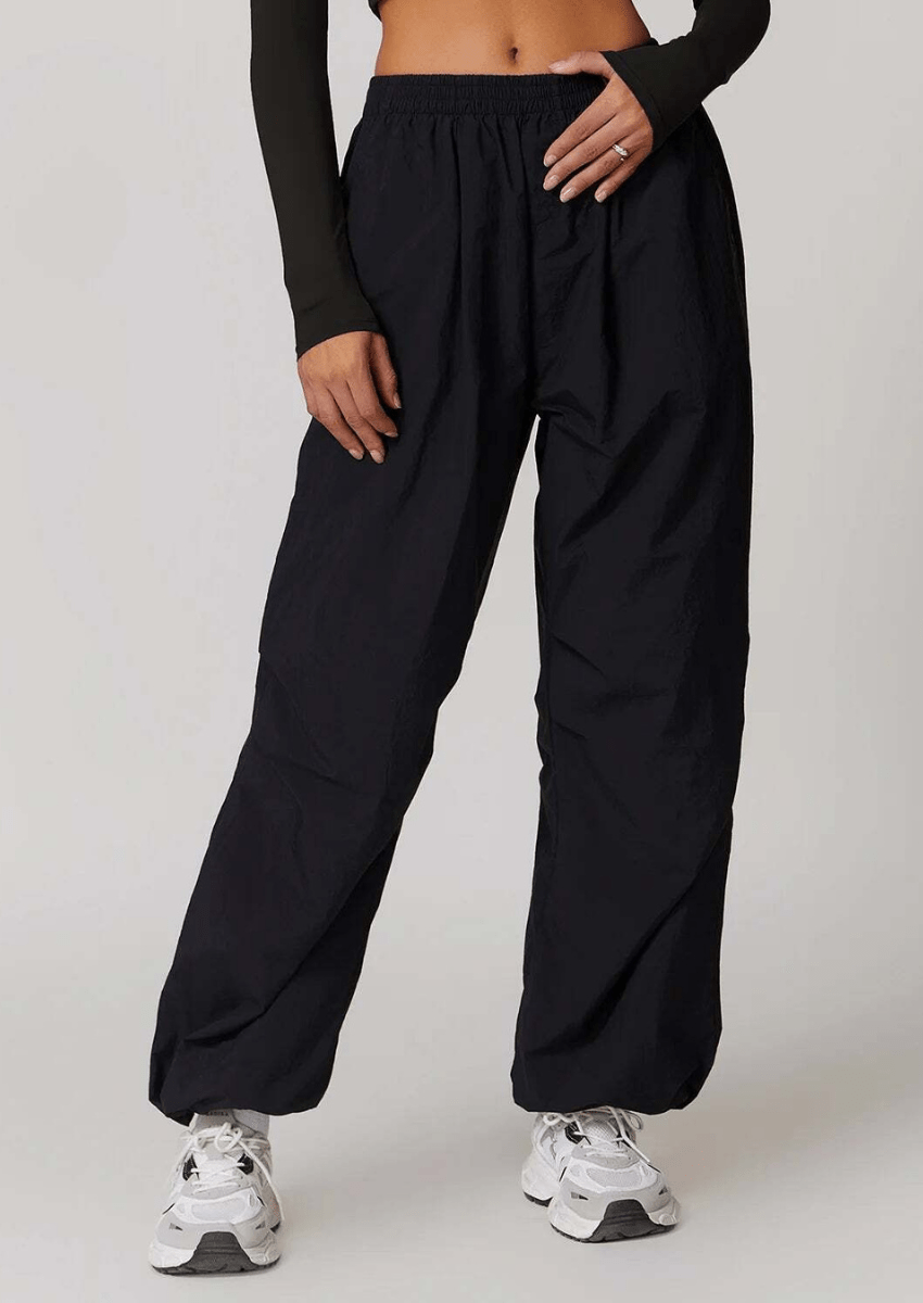 High Waisted Parachute Pants
