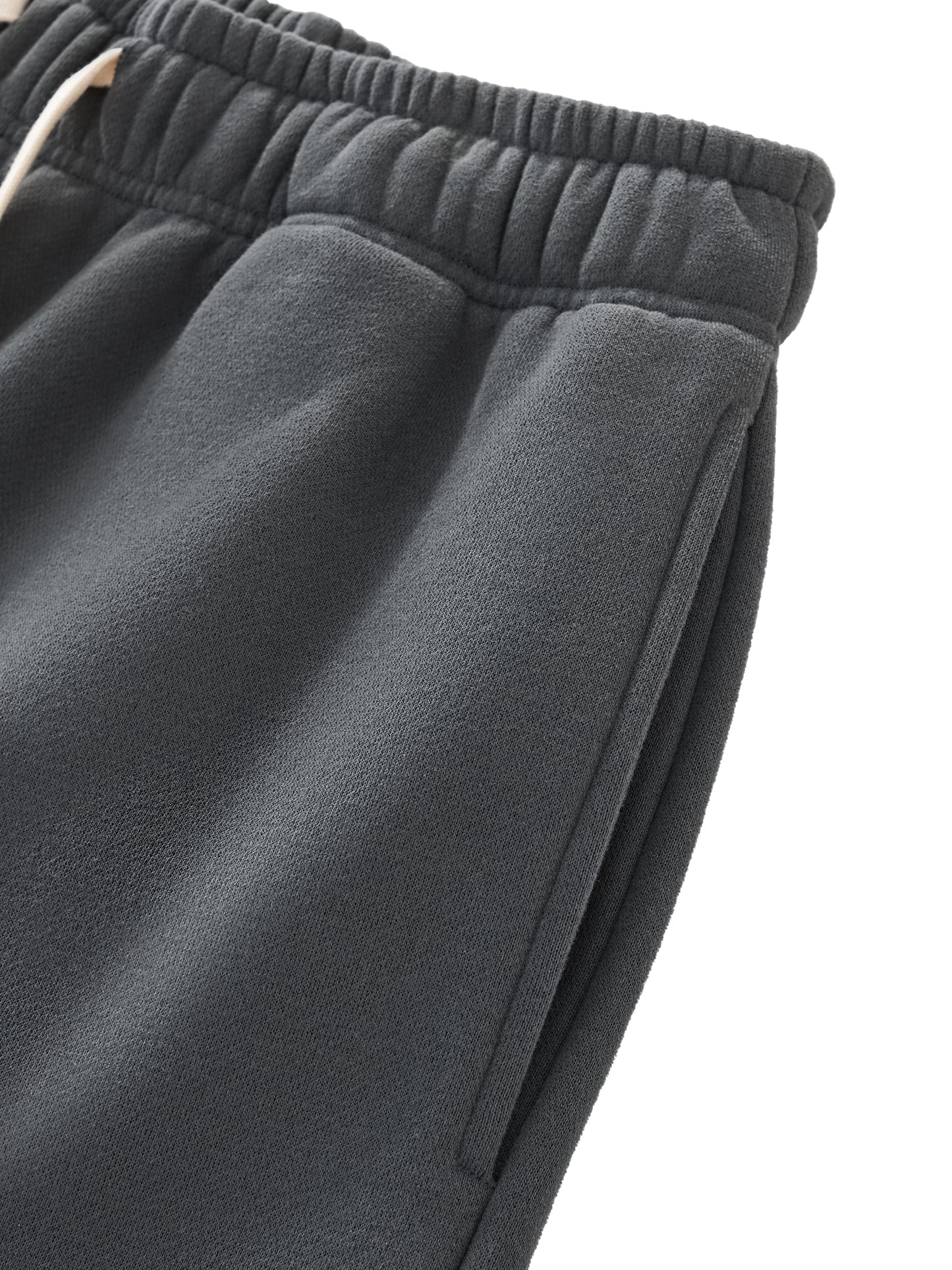 Relaxed Drawstring Three-quarter Sweatpants