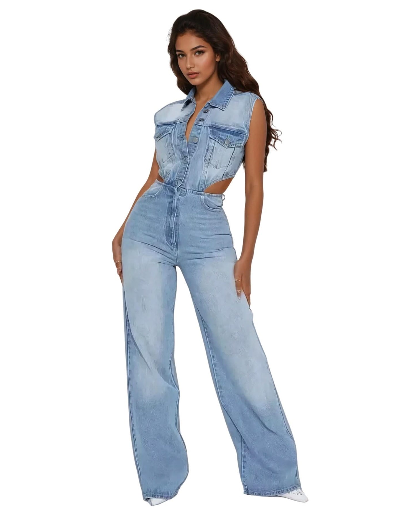Jessie Denim Jumpsuit
