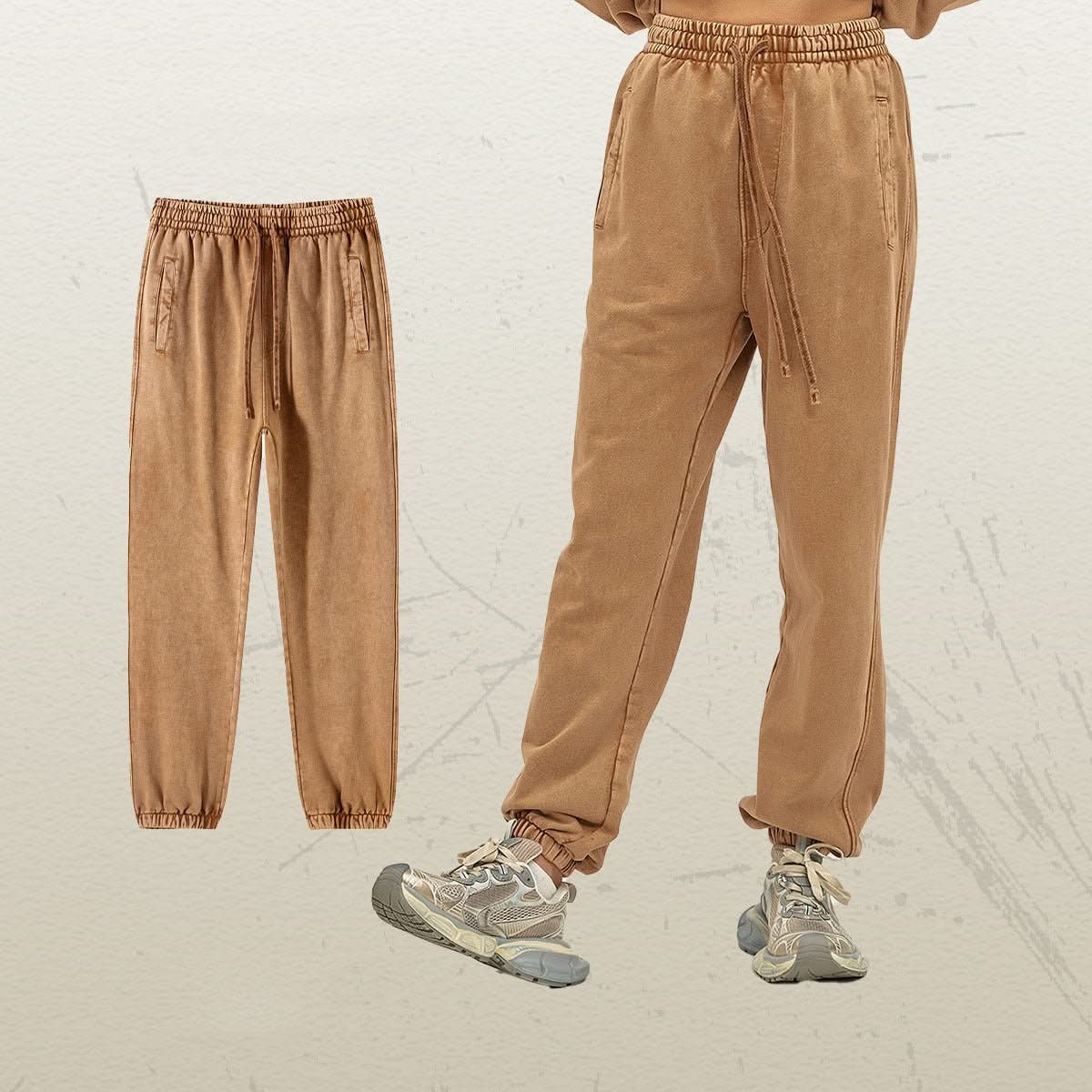 Street Distressed Loose Joggers