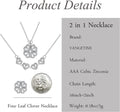 Four Leaf Clover Charm Necklace, [product type]
