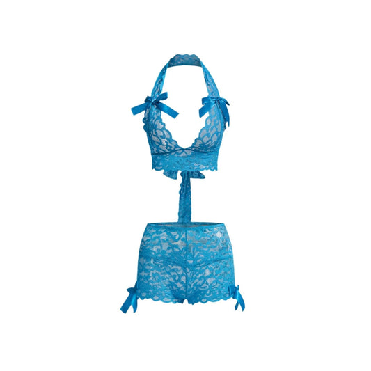 Lace Two-Piece Short Set — front