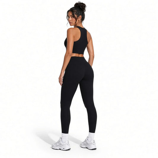 BIB LEGGINGS — black back