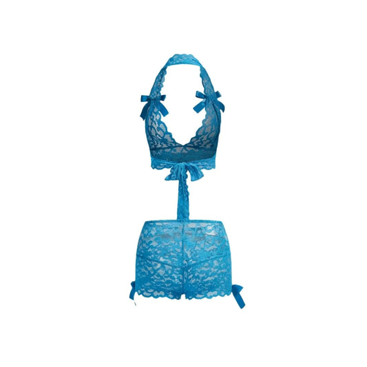 Lace Two-Piece Short Set — back