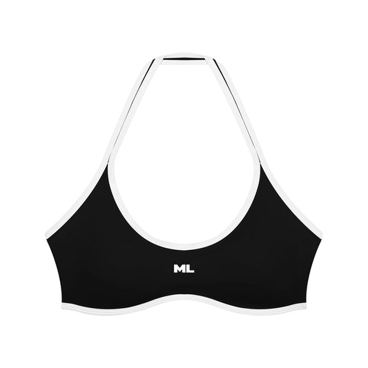 Contrast Halter Sports Bra — image 5
