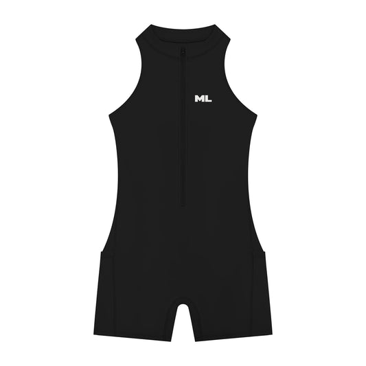 Zip-Front Yoga Romper — image 6