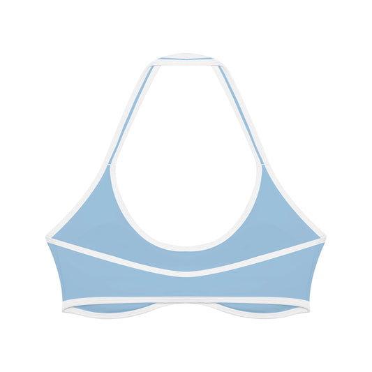 Contrast Halter Sports Bra — image 8