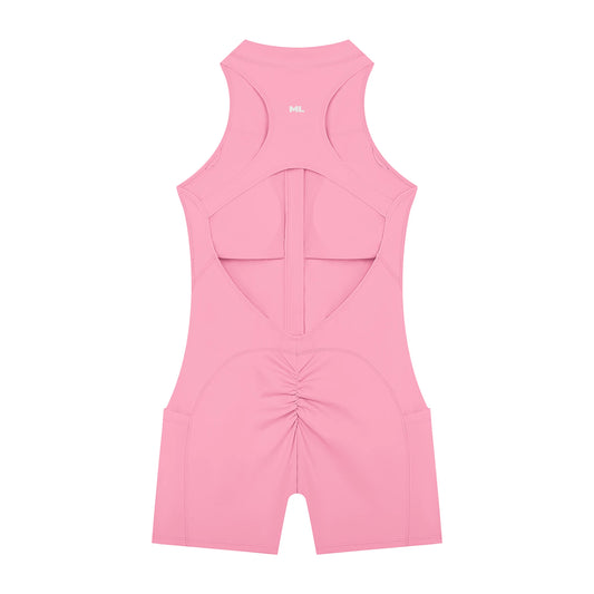 Zip-Front Yoga Romper — image 9