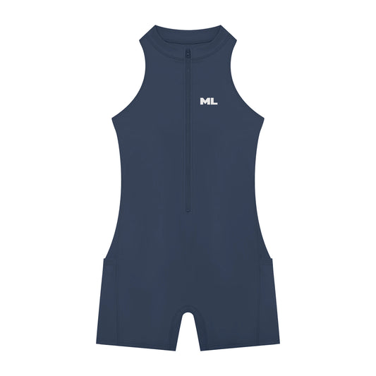 Zip-Front Yoga Romper — image 10