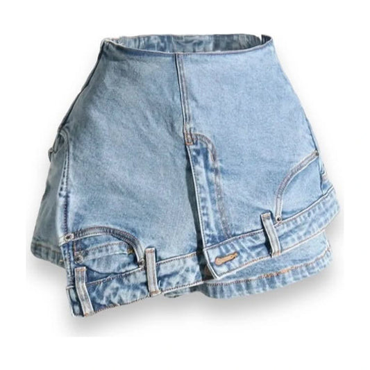 Mini Jean skirt