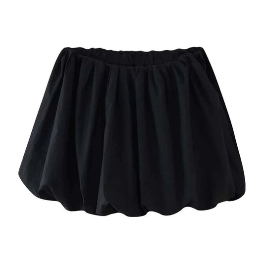 Lightweight Balloon Mini Skirt