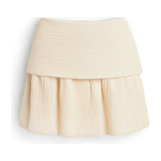 High Waist Pleated Skirt - Trendy Mini