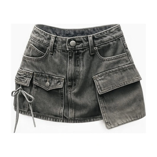 Versatile Cargo Denim Skort - main product image