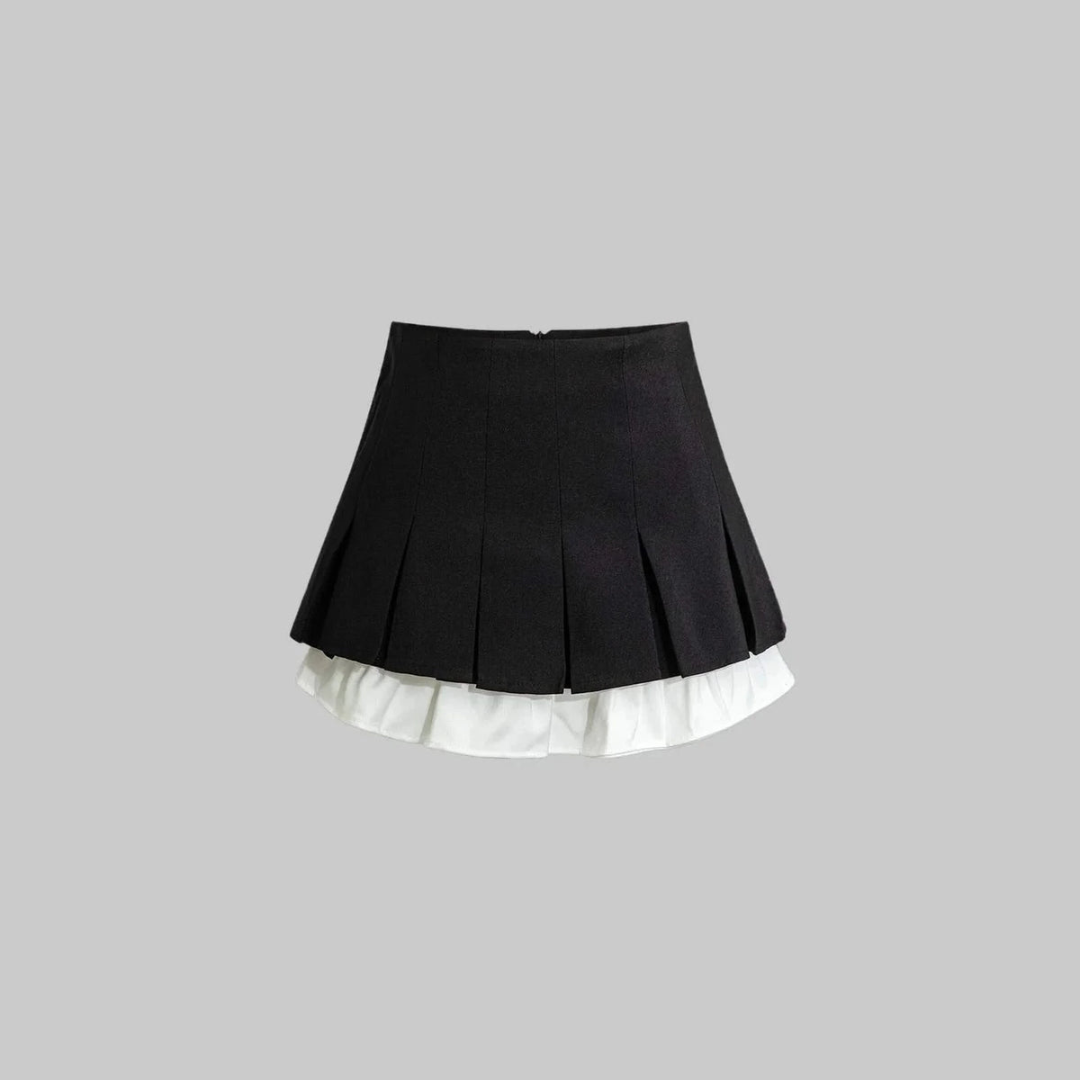 Ruffles Mini Pleated Skirt