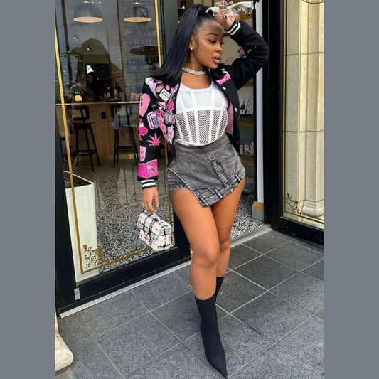 Mini Jean skirt 10