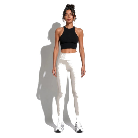 BIB LEGGINGS — bone front