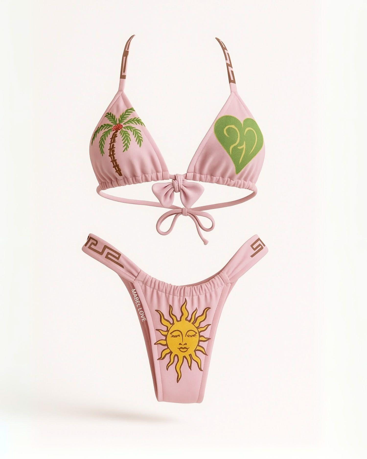 Pink Floral Bikini - Sexy Beachwear - main product image