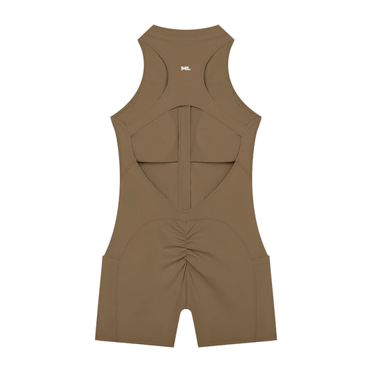 Zip-Front Yoga Romper — image 13