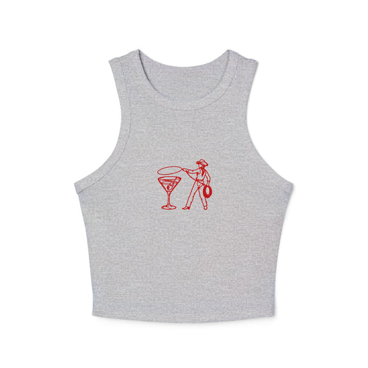 Women's Micro Rib Racer Tank Top