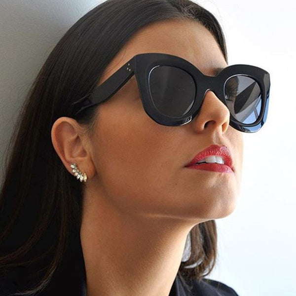 Stella Starburst Silver Cat Eye Sunglasses
