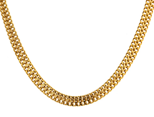 Flat Chain Stainless Steel Necklace